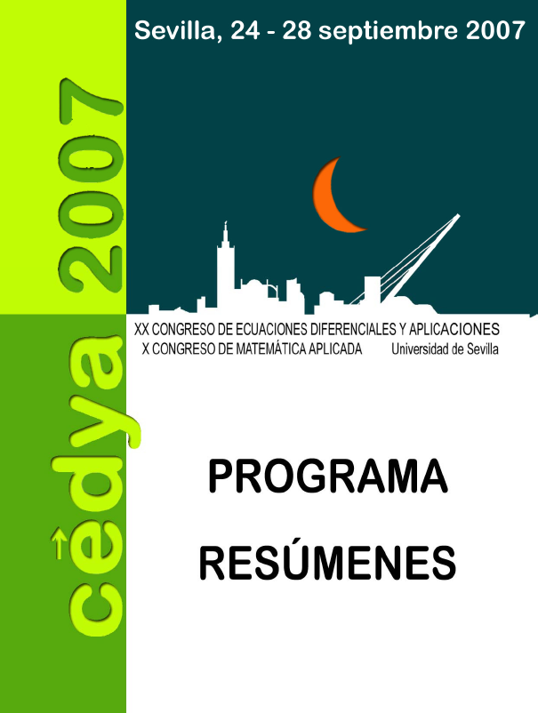 Imagen de portada del libro XX Congreso de ecuaciones diferenciales y aplicaciones y X Congreso de Matemáticas aplicadas