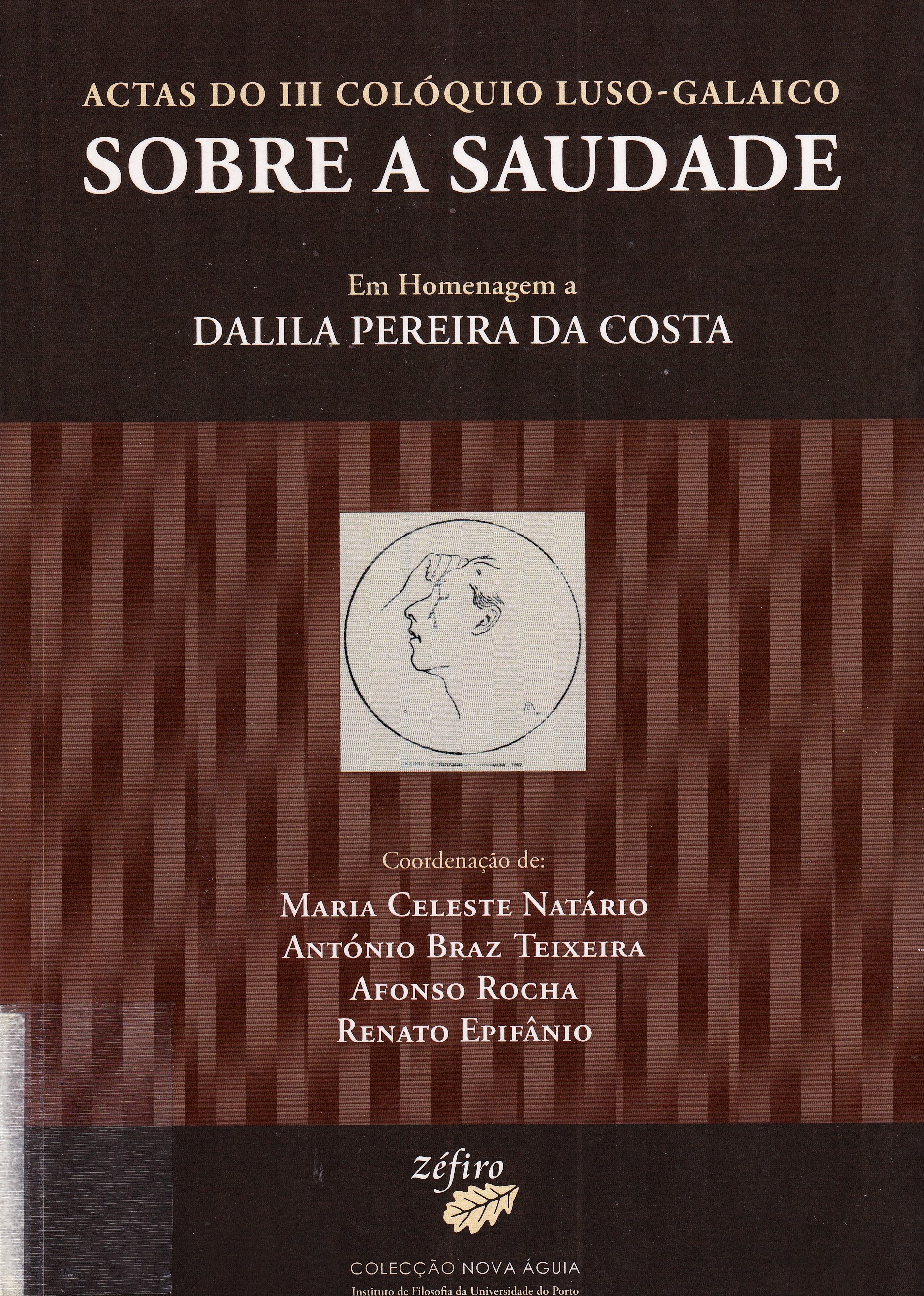 Imagen de portada del libro Actas do III Colóquio Luso-Galaico sobre a Saudade