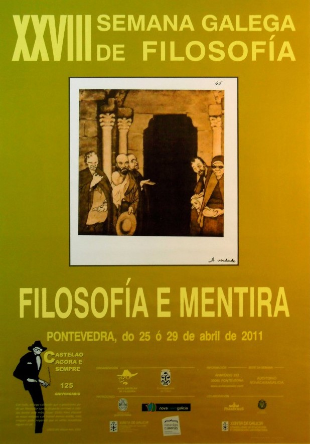 Imagen de portada del libro Filosofía e mentira