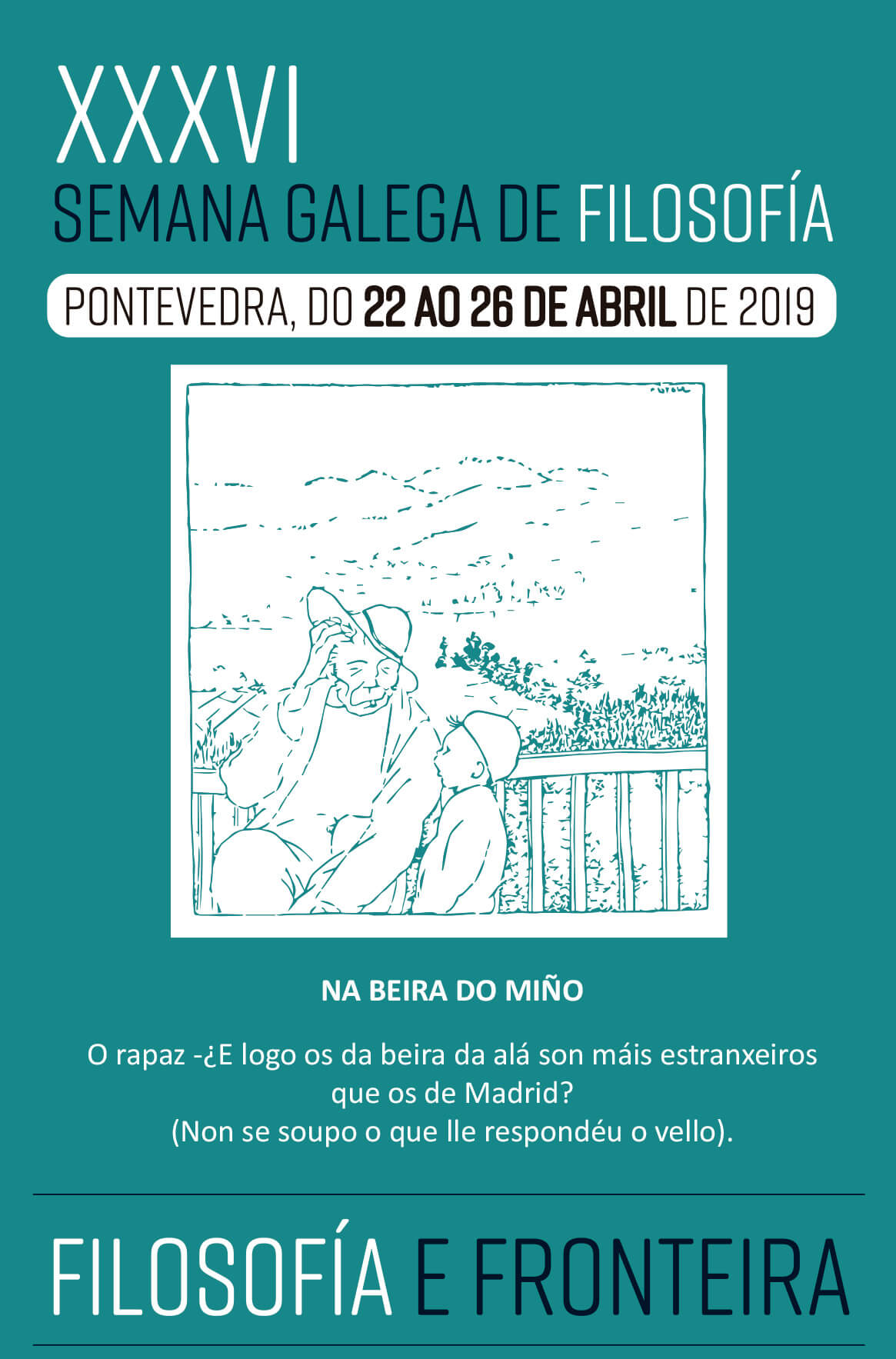 Imagen de portada del libro Filosofía e fronteira