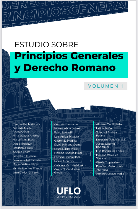 Imagen de portada del libro Estudio sobre principios generales y derecho romano. Vol.1