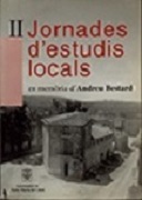 Imagen de portada del libro II Jornades d'Estudis Locals