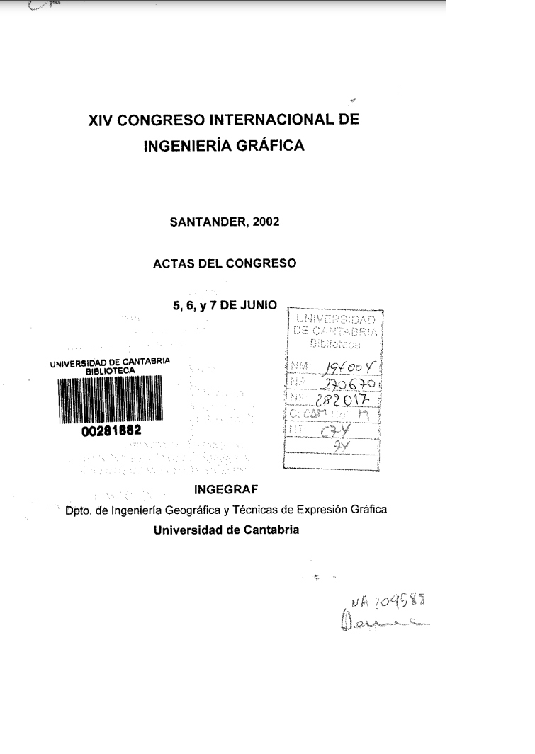 Imagen de portada del libro XIV Congreso Internacional de Ingeniería gráfica