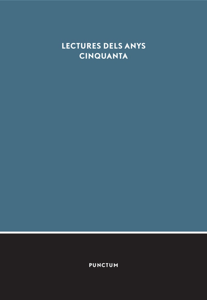 Imagen de portada del libro Lectures dels anys cinquanta