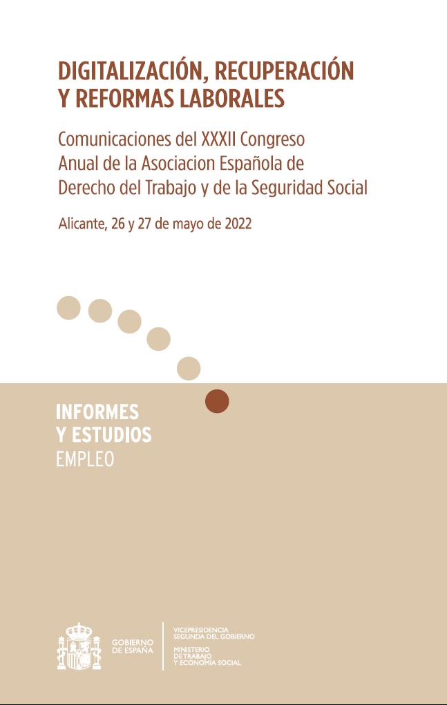 Imagen de portada del libro Digitalización, recuperación y reformas laborales