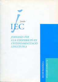 Imagen de portada del libro Jornades per a la Cooperació en l'Estandardització Lingüística