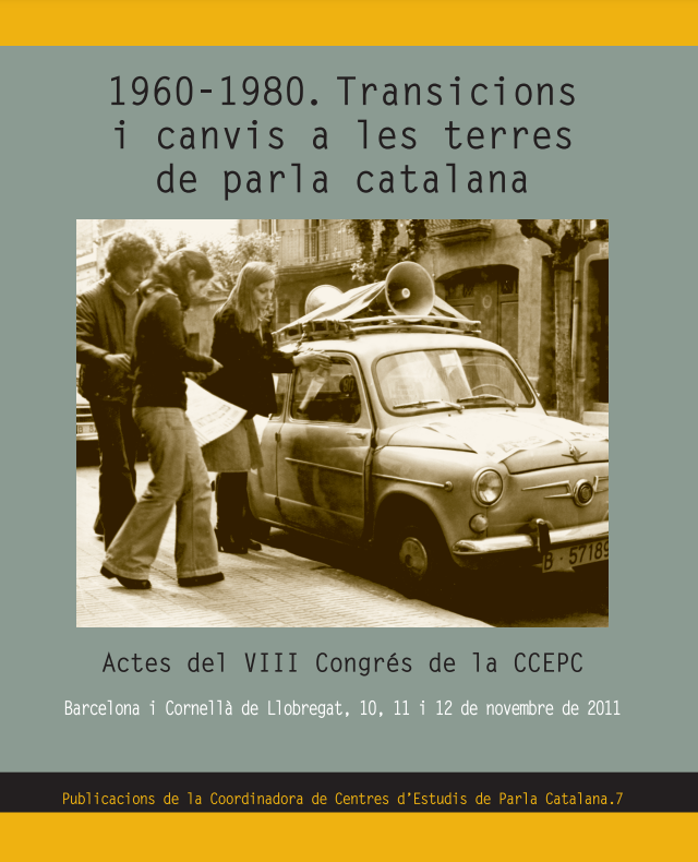 Imagen de portada del libro 1960-1980. Transicions i canvis a les terres de parla catalana