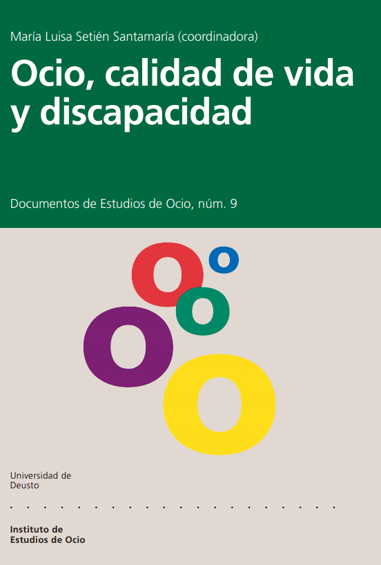 Imagen de portada del libro Ocio, calidad de vida y discapacidad