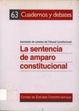 Imagen de portada del libro La sentencia de amparo constitucional