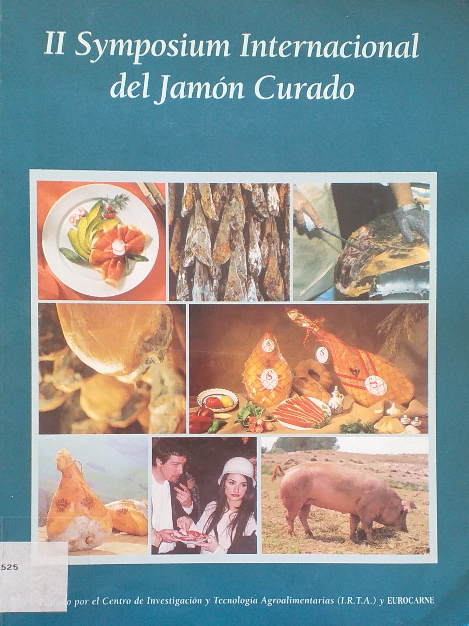 Imagen de portada del libro II Symposium Internacional del Jamón Curado