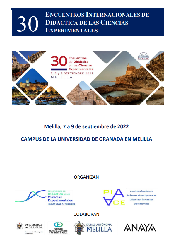 Imagen de portada del libro 30 Encuentros Internacionales de Didáctica de las Ciencias Experimentales