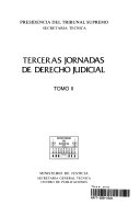 Imagen de portada del libro Terceras Jornadas de Derecho Judicial
