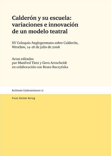 Imagen de portada del libro Calderón y su escuela