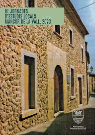 Imagen de portada del libro III Jornades d'Estudis Locals de Mancor de la Vall 2023