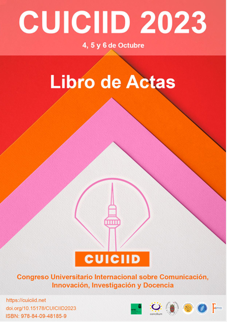Imagen de portada del libro Libro de Actas. Congreso Universitario, Internacional sobre Comunicación, Innovación, Investigación y Docencia