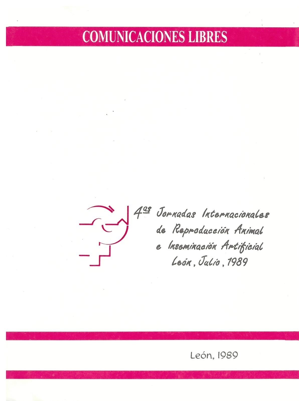Imagen de portada del libro 4as Jornadas Internacionales de Reproducción Animal e Inseminación Artificial