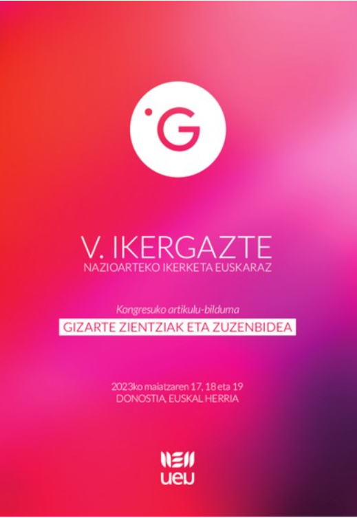 Imagen de portada del libro Gizarte Zientziak eta Zuzenbidea