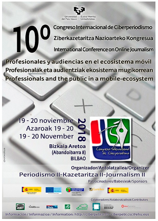 Imagen de portada del libro X Congreso Internacional de Ciberperiodismo