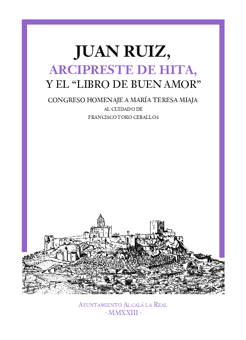 Imagen de portada del libro Juan Ruíz, Arcipreste de Hita, y el "libro de buen amor"