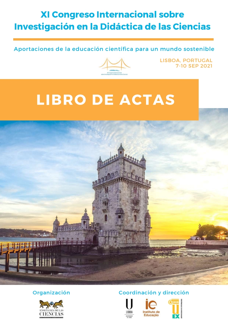 Imagen de portada del libro Actas electrónicas del XI Congreso Internacional en Investigación en Didáctica de las Ciencias 2021