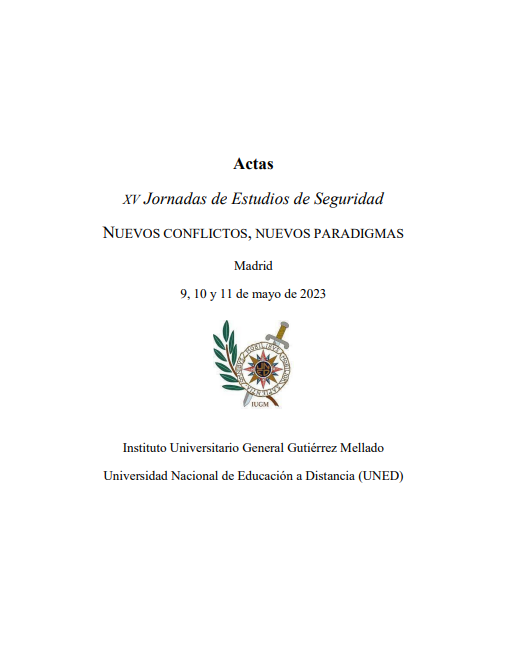Imagen de portada del libro XV Jornadas de Estudios de Seguridad