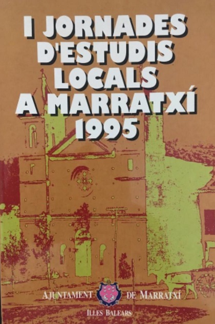 Imagen de portada del libro I Jornades d'Estudis Locals a Marratxí