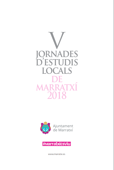 Imagen de portada del libro V Jornades d'Estudis Locals a Marratxí