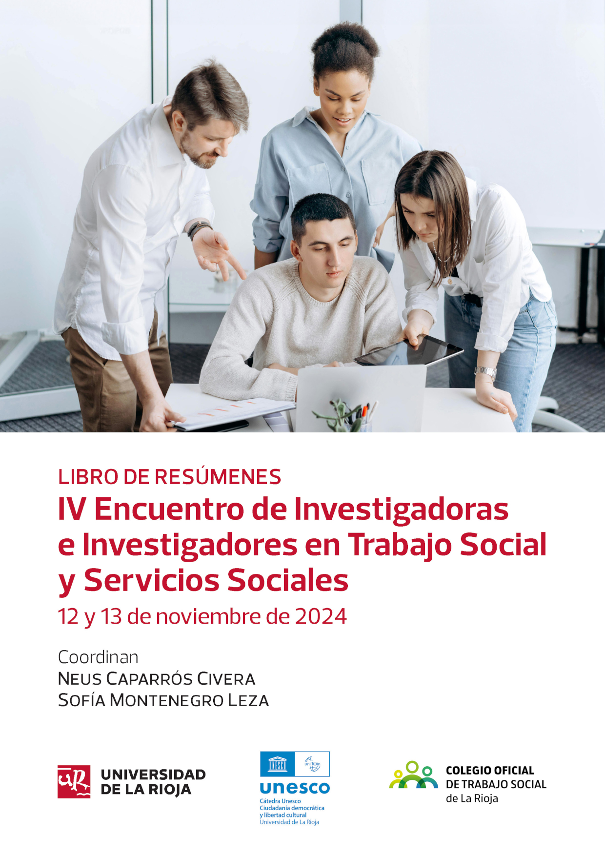 Imagen de portada del libro IV Encuentro de Investigadoras e investigadores en Trabajo Social y Servicios Sociales