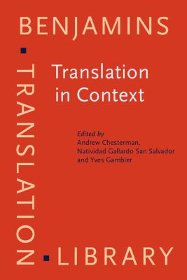 Imagen de portada del libro Translation in context