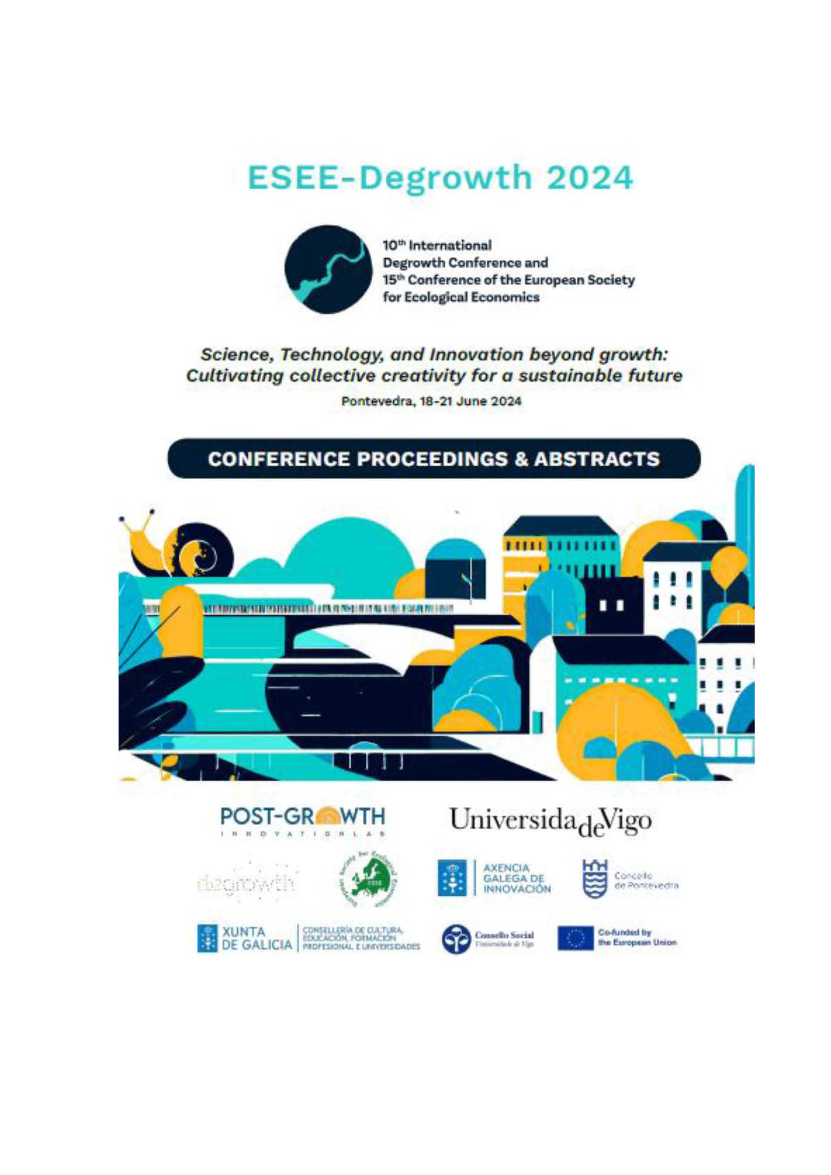 Imagen de portada del libro ESEE-Degrowth 2024