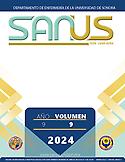 Imagen de portada de la revista SANUS