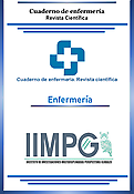 Imagen de portada de la revista Cuaderno de enfermería. Revista científica